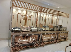 Mostrador de Buffet de Acero de Lujo Golden Aviary con Diseño Moderno y Elegante para Servicio de Alimentos en Hoteles, Restaurantes y Banquetes - Product Image 2