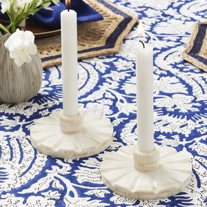 Porte-bougie romantique en os et laiton poli argenté, artisanal, décoratif, porte-bougie chauffe-plat de luxe, décoration d'intérieur, Saint-Valentin - Product Image 4