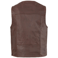 Chaleco de Cuero Elegante y Personalizado, Fabricante OEM, Venta al Por Mayor, Exportación Global, Chaleco de Cuero para Compradores de Moda