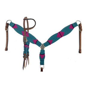 Collar de Pecho para Caballo de Cuero Repujado con Diseño Floral Clásico, Collar de Pecho para Caballo de Cuero Resistente con Logotipo Personalizado Impreso - Product Image 2