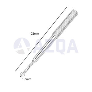 เครื่องมือเจาะร่างกายแบบแข็งทำจากสแตนเลสสตีลขนาด 1.5 มม. ผ่านการฆ่าเชื้อแล้ว พร้อมใบมีดวงกลมคมสำหรับเจาะร่างกายแบบมืออาชีพ - Product Image 1