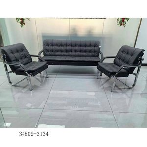modern and comfortable leather <b>office</b> 1+1+3 sofa <b>sets</b> 34809-3134 - Product Image 1