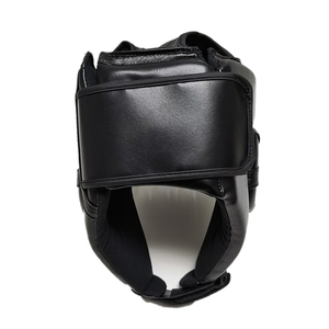 Casque de boxe en cuir PU, protection de la tête, fermeture réglable à scratch, unisexe, adulte, résistant aux chocs - Product Image 1