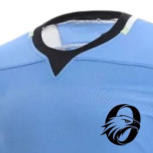 Maillot de rugby bleu clair à manches courtes pour homme – Tenue de sport, uniforme d'équipe, vêtements d'entraînement et de performance en extérieur - Product Image 6