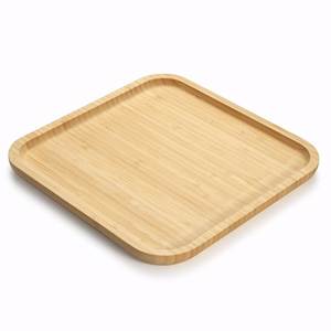 Plateau de service rectangulaire en bois de qualité supérieure avec finition naturelle lisse pour cuisine, salle à manger, table basse, restaurant, hôtel, café - Product Image 1