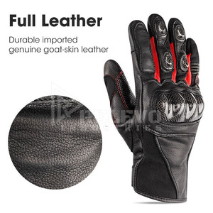 Guantes de Carreras de Primera Calidad para Pilotos Profesionales |   Resistente a Impactos |   Cuero de malla transpirable |   Diseño Personalizable | - Product Image 3