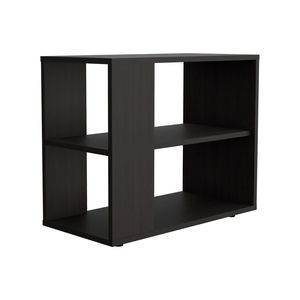 Tavolino Laterale Open Storage in Wengue Melaminico - Tavoli Consolle - Product Image 2