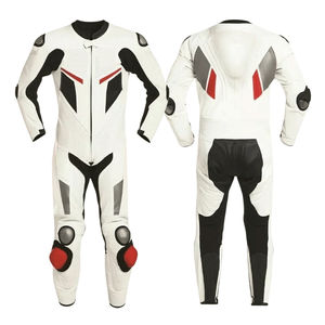 Combinaison de moto en cuir véritable de haute qualité, une pièce, logo personnalisé, confortable, combinaison de course pour moto, combinaison de course en cuir pour homme - Product Image 2