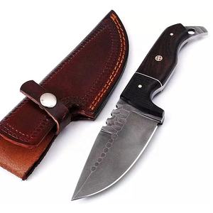 Meilleur couteau utilitaire de survie en plein air pour le camping et la chasse 1095 lame fixe tactique en acier à haute teneur en carbone prise en charge OEM/ODM - Product Image 1