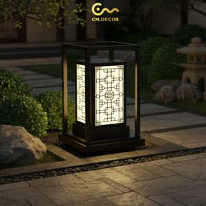 Luces de jardín negras Vietnam CM Decor para exteriores/villa/jardín 3500K (blanco cálido) LED desmontables de acero/inox con luz constante - Product Image 6