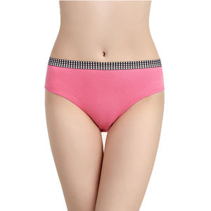 Braguitas Hipster Extra Anchas, Transpirables y a Prueba de Fugas, de Cintura Baja, Color Sólido, Ropa Interior Menstrual para Mujer, 100% Fibra de Bambú - Product Image 1