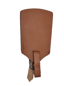 Etiquette de bagage de voyage avec logo personnalisé Etiquettes de bagage en cuir personnalisées - Product Image 3