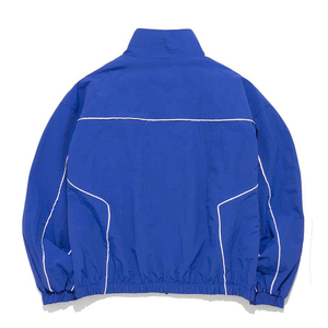 Custom Waterproof Softshell Nylon <b>Jacket</b> Men Reflective Piping Vintage <b>Zip</b> <b>up</b> Lightweight Unisex Windbreaker <b>Jacket</b> - Product Image 3