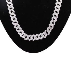 Punk Style Cuban Link <b>Chain</b> Zircon Gold Silver Large Gemstone <b>Iced</b> <b>Out</b> Fine Jewelry Necklace & Charms Square Trendy 2026 - Product Image 2