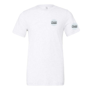 Camiseta de Cuello Redondo con Hombros Reforzados, Hecha de Algodón/Fibra de Bambú, Camisetas con Impresión Digital - Product Image 1