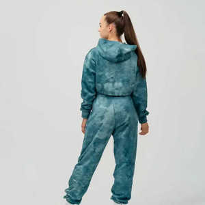 Fabricantes de Ropa, Diseño de Logotipo Personalizado, Pantalones Largos Deportivos para Gimnasio, Conjunto Deportivo de 2 Piezas para Mujer, Lavado Ácido, Otoño Invierno - Product Image 5
