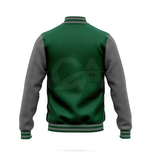 Chaqueta Urbana Casual para Hombre, Estilo Letterman, Ajuste Cómodo, Perfecta para Viajes, Uso Diario y Atuendos Urbanos - Product Image 2