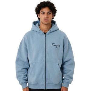 Sweat à capuche oversize en molleton de coton respirant à épaules tombantes, coupe décontractée, logo personnalisé, streetwear, mode décontractée - Product Image 3