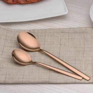 Ensemble de couverts modernes de luxe en acier inoxydable, finition miroir, cuillère, fourchette, couteau, vaisselle pour la maison, la cuisine, l'hôtel à prix avantageux - Product Image 5