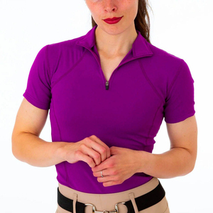 New Custom Color Equestrian Horse Riding Top Horse Riding <b>Base</b> <b>Layer</b> Women Long <b>Sleeve</b> Equestrian Riding Shirt - Product Image 5