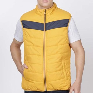 High Quality Custom Logo Stand Puffer Vest Men's Clothing Jackets Lightweight <b>Wind</b> <b>Breaker</b> Eco-Friendly Breathable Waistcoat - Product Image 1