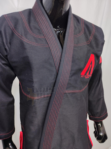 Kimono de Jiu Jitsu BJJ con Logotipo Personalizado 100% Algodón, Tejido Pearl Weave de 380g, Secado Rápido - Product Image 5