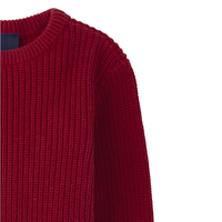Pull-over en tricot épais vintage pour bébés et jeunes enfants, motif colorblock, col montant, manches longues, écologique, pour l'hiver