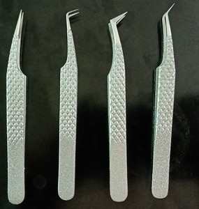 Eyelash Extension Tweezers Stainless Steel <b>Precision</b> <b>Tools</b> Set Anti-magnetic Acid-resistant Antistatic Eyelash - Product Image 1