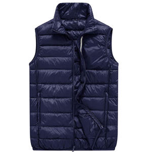 Chaleco de Plumón de Invierno de Alta Calidad al por Mayor, Chaleco con Capucha, Chaqueta sin Mangas para Hombre - Product Image 5