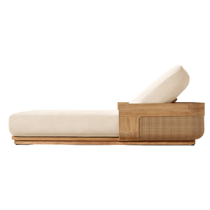 Oferta Especial: Sofá Cama Langham Premium de Madera de Caoba Hecho a Mano, Duradero, Ecológico, Moderno, Contemporáneo, para Exteriores, Ideal para Hostelería - Product Image 3