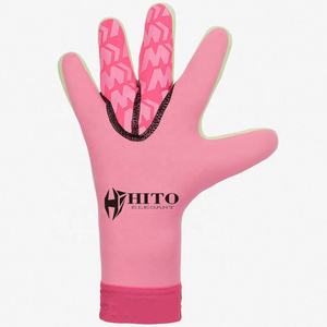 Gants de gardien de but de nouvelle conception, couleurs mélangées et impression par sublimation sur le dos de la main, sangle intégrée, gants de football professionnels - Product Image 1
