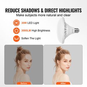 Kit di Illuminazione Professionale con Lampade LED Bicolore 30W 5500K, Supporto Treppiede Regolabile 20x28 Pollici, Softbox, Luce Diurna Naturale - Product Image 2