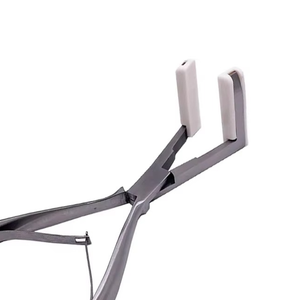 Outils pour extensions de cheveux, ensembles de pinces pour extensions de cheveux, pinces professionnelles en acier inoxydable à angle long pour extensions Itip, pour usage commercial - Product Image 3