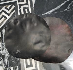 Custom Size Original <b>Drum</b> Head Black <b>Drum</b> Head Skin / Hand-Processed with Natural Goat Skin Tambourine with Sheepskin <b>Drum</b> Heads - Product Image 2