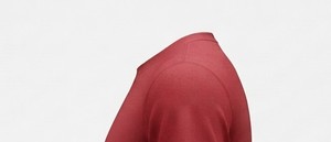 Men's <b>Red</b> Short Sleeve Crew Neck T-Shirt Solid Color Regular Fit Moisture Wicking Breathable 100% Polyester All Seasons - Product Image 4