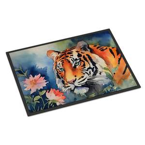 Tiger Non-Slip Doormat Washable Low Pile <b>Indoor</b>/Outdoor Front <b>Door</b> <b>Mat</b> for Entryway 24H X 36W - Product Image 1