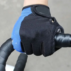 Breathable <b>Half</b> Finger Riding Gloves Anti <b>Slip</b> UV Protection Cycling Motocross Hook & Loop Closure Custom Logo Summer - Product Image 4