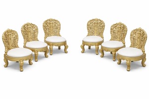 South Indian Wedding Mandap Chairs Set Premium Wooden South Indian Wedding Mandap Chairs Manufacturer At Wholesale Prices - Product Image 3