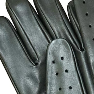 Gants de conduite en cuir de qualité supérieure pour femmes, ajustement confortable, gants de conduite en cuir pour hommes avec bracelet élastique au poignet, gants de conduite - Product Image 6