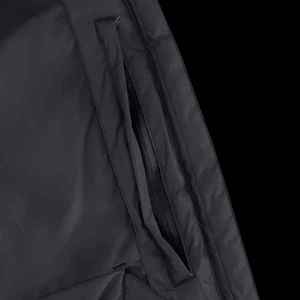 Veste matelassée pour femme, couleur unie, vêtement d'hiver, manches longues, col montant, fermeture éclair, rembourrage en polyester, longueur courte - Product Image 6