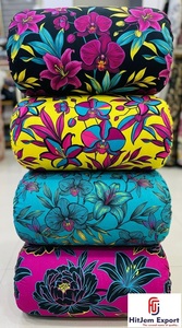 Lightweight Soft Polyester Digital Printed Fabric Manufacturer for Garments Dresses Home Textiles and Crafts - Product Image 2
