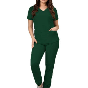 Uniformes de Enfermería Transpirables con Logotipo Personalizado, Uniformes de Trabajo para Hospitales, Clínicas Dentales y Salones de Belleza, Conjunto de Uniformes Médicos para Mujer - Product Image 1
