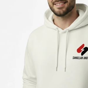Sweat à capuche avec logo classique - Vêtements de sport décontractés pour l'hiver - Haut à capuche pour homme à manches longues - Motif lettres 100% coton - Product Image 2
