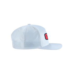 หมวกกอล์ฟกันน้ำขายส่ง ปักโลโก้ได้ตามต้องการ แบบ Snapback ระบายอากาศได้ดี มีรูเจาะด้วยเลเซอร์ 5 แผง สำหรับชุดกีฬากลางแจ้ง - Product Image 2