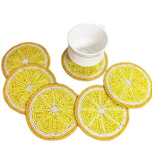 Trending Designer Hand Place mats Customised Table Mat Place mats Unique Shape Fancy Design Colourful Embroidery Place mats - Product Image 1