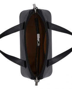 Sac à main élégant en cuir véritable vert pour femme, avec fermeture éclair, deux poignées de transport, bandoulière, vente en gros, personnalisation OEM du logo et des couleurs - Product Image 6