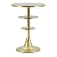Table d'appoint carrée en métal, design moderne, mobilier de luxe pour la maison et les cafés, décoration de salon, table centrale très vendue