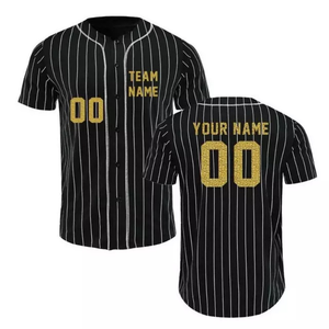 Custom White Baseball Jersey V-Neck <b>Button</b>-Up Unisex Adult Breathable Polyester Team Uniform - Product Image 5
