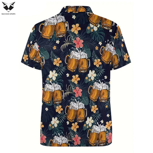 Camisetas Polo para Hombre Estampadas por Sublimación en Diferentes Colores, Camiseta Polo Informal con Estampado Gráfico de Cervezas para Hombre - Product Image 2