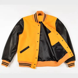 Wholesale Custom Logo Men's Varsity <b>Jacket</b> <b>Bomber</b> Letterman College Plus Size <b>Baseball</b> Varsity <b>Jackets</b> Men's <b>Jackets</b> - Product Image 2